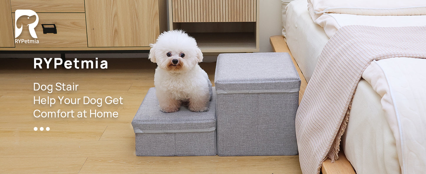 RYPetmia Foldable Pet Storage Stair & Steps