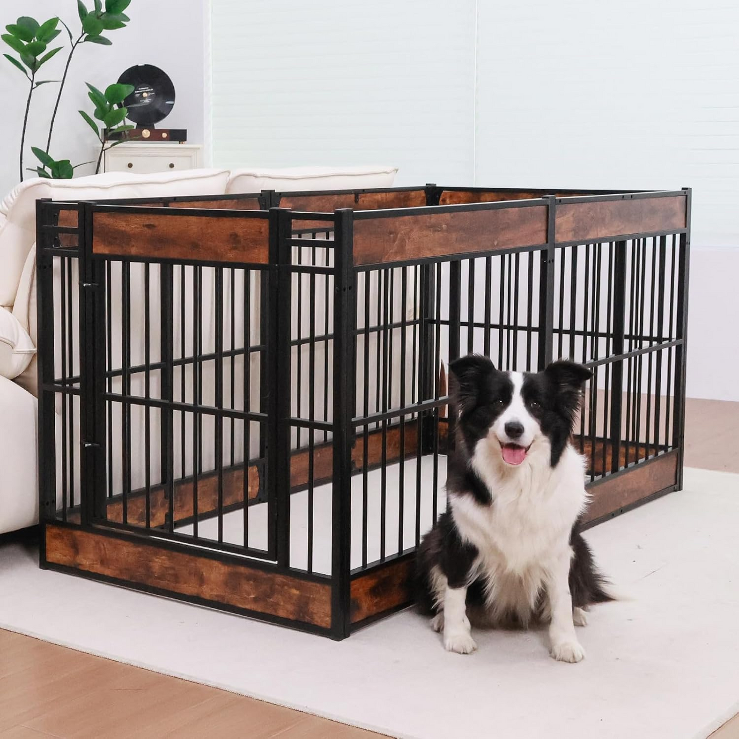 RYPetmia wooden dog pen