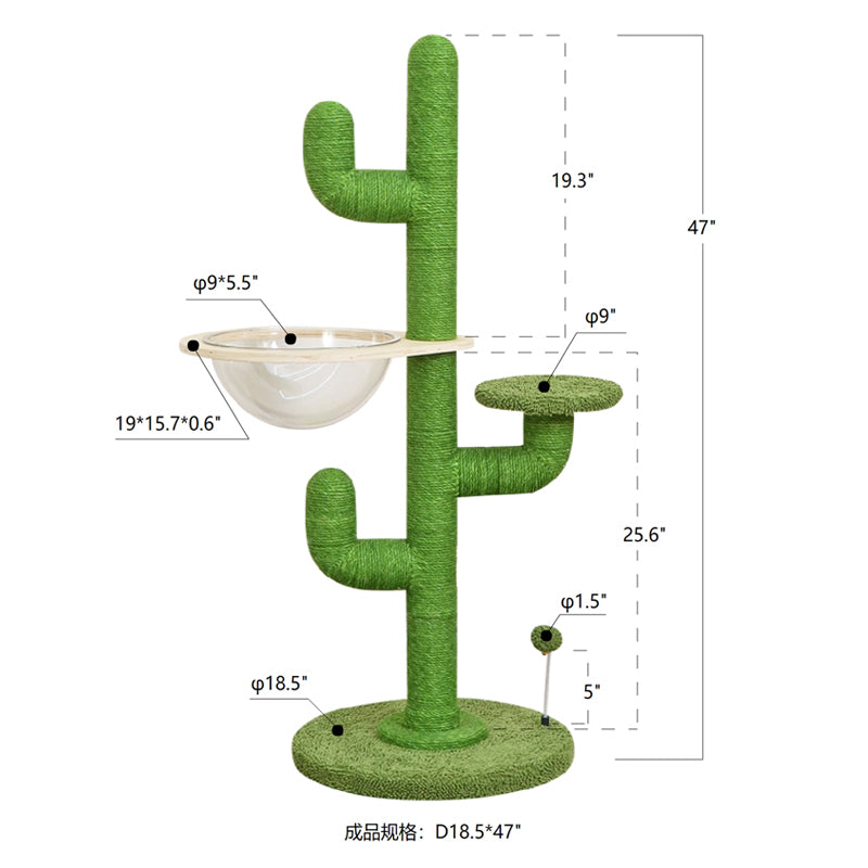 RYPetmia Cactus Cat Tree
