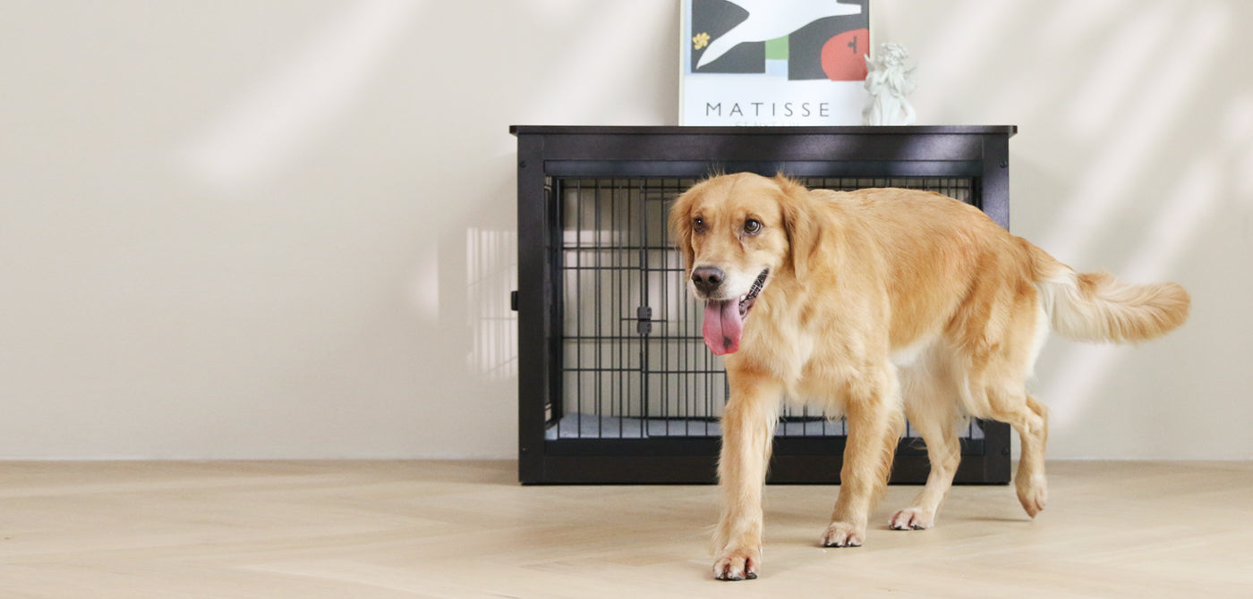 RYPetmia dog crates TV unit