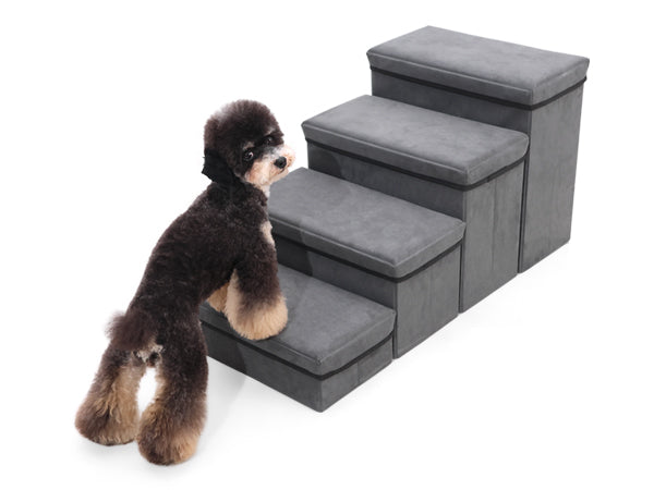 RYPetmia Foldable Pet Storage Stair & Steps