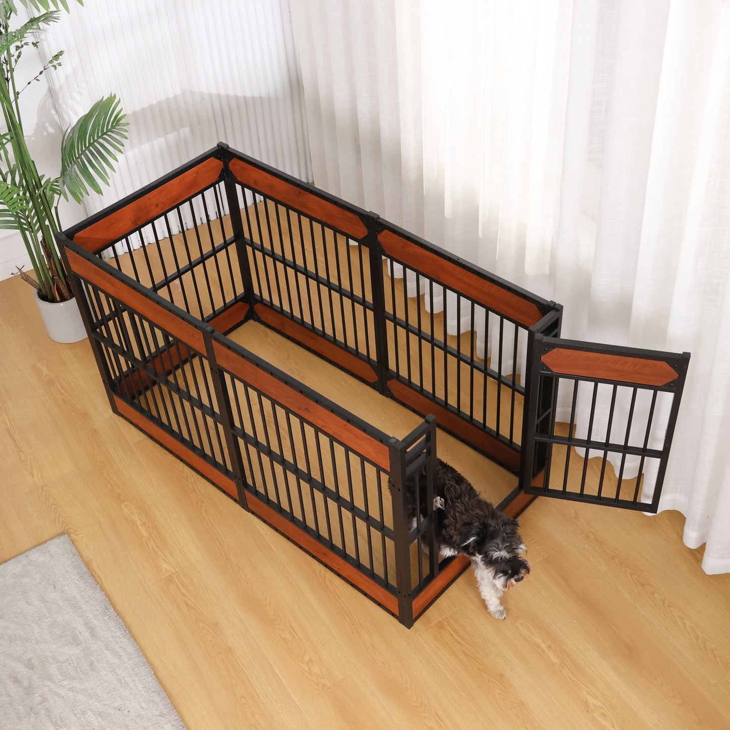 RYPetmia wooden dog pen