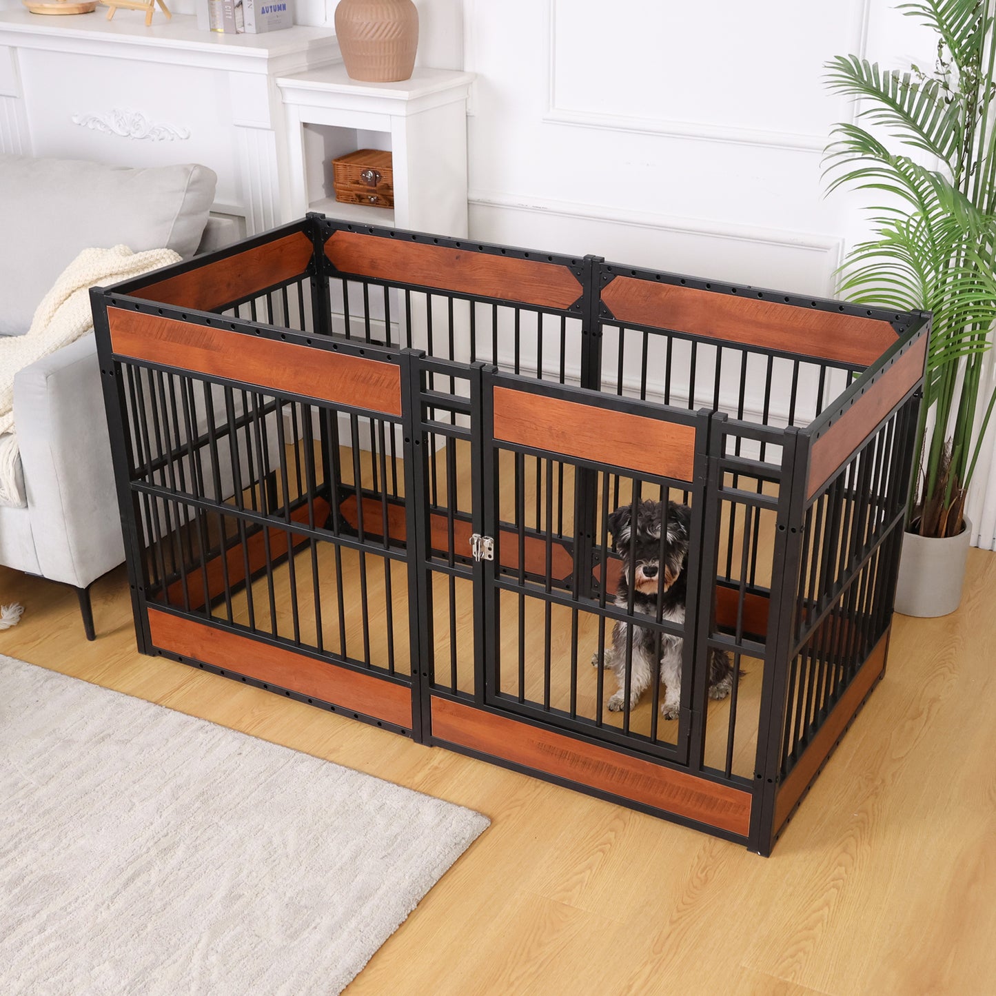 RYPetmia wooden dog pen