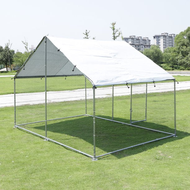 Walnest 6.5x10 ft. Large Metal Chicken Coops
