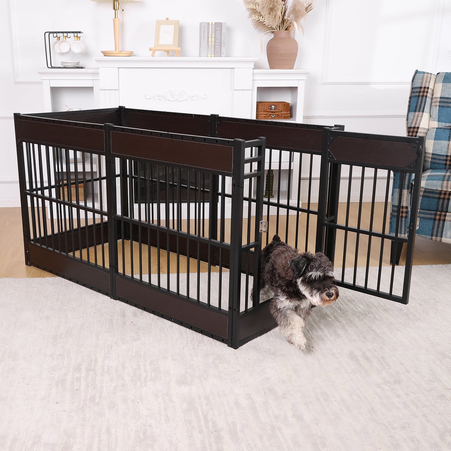 RYPetmia wooden dog pen