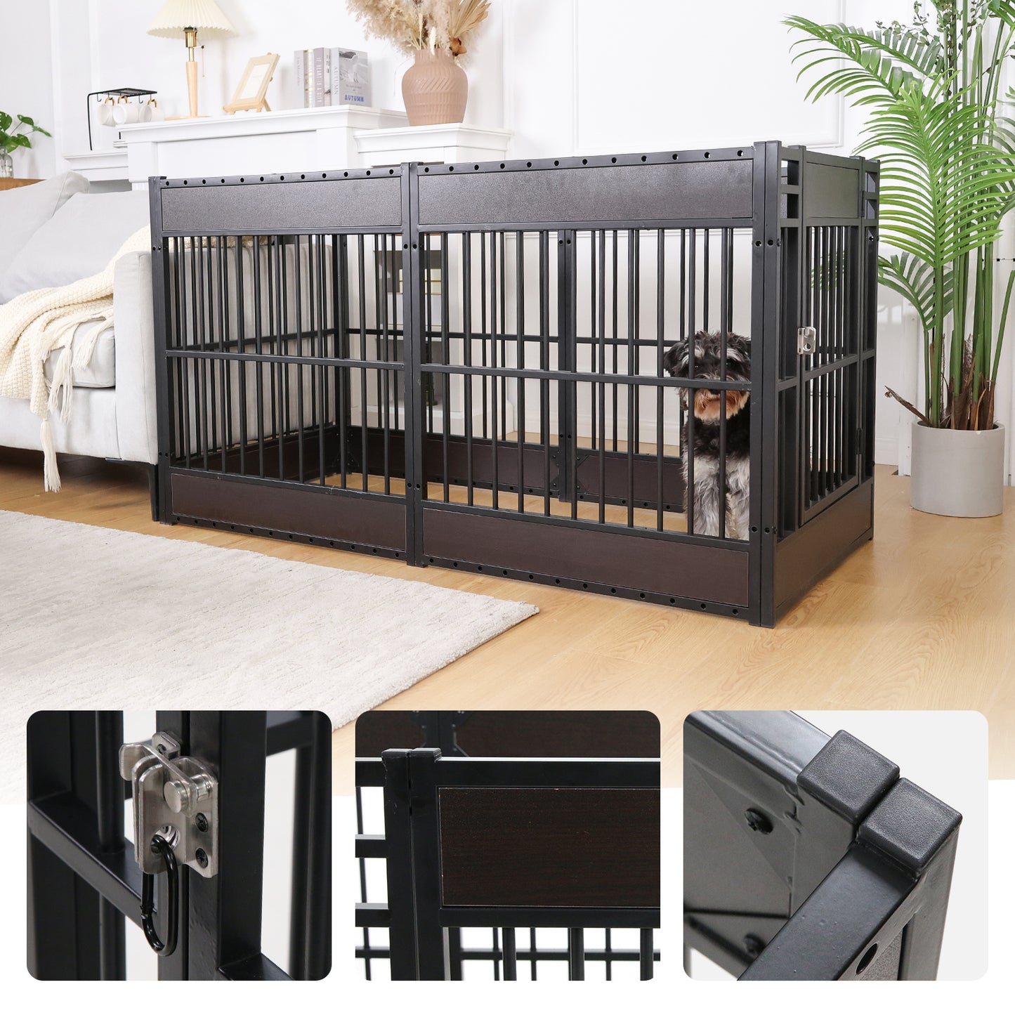 RYPetmia wooden dog pen