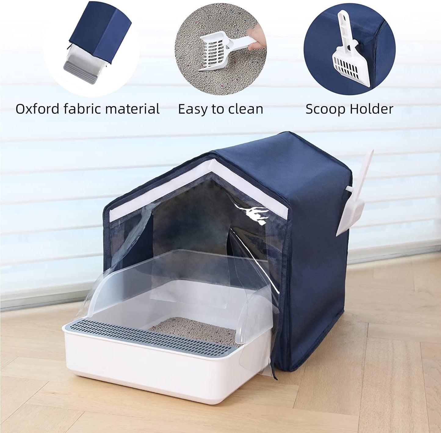 RYpetmia Cat Litter Box Enclosure