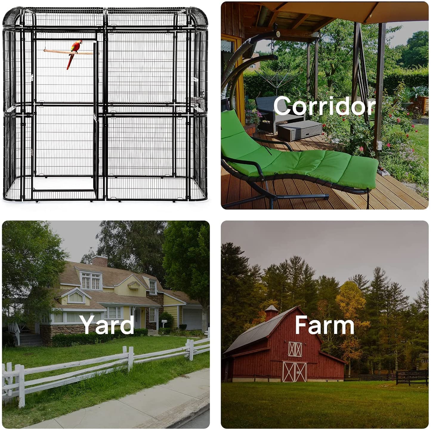 Heavy Duty Bird Cage Outdoor