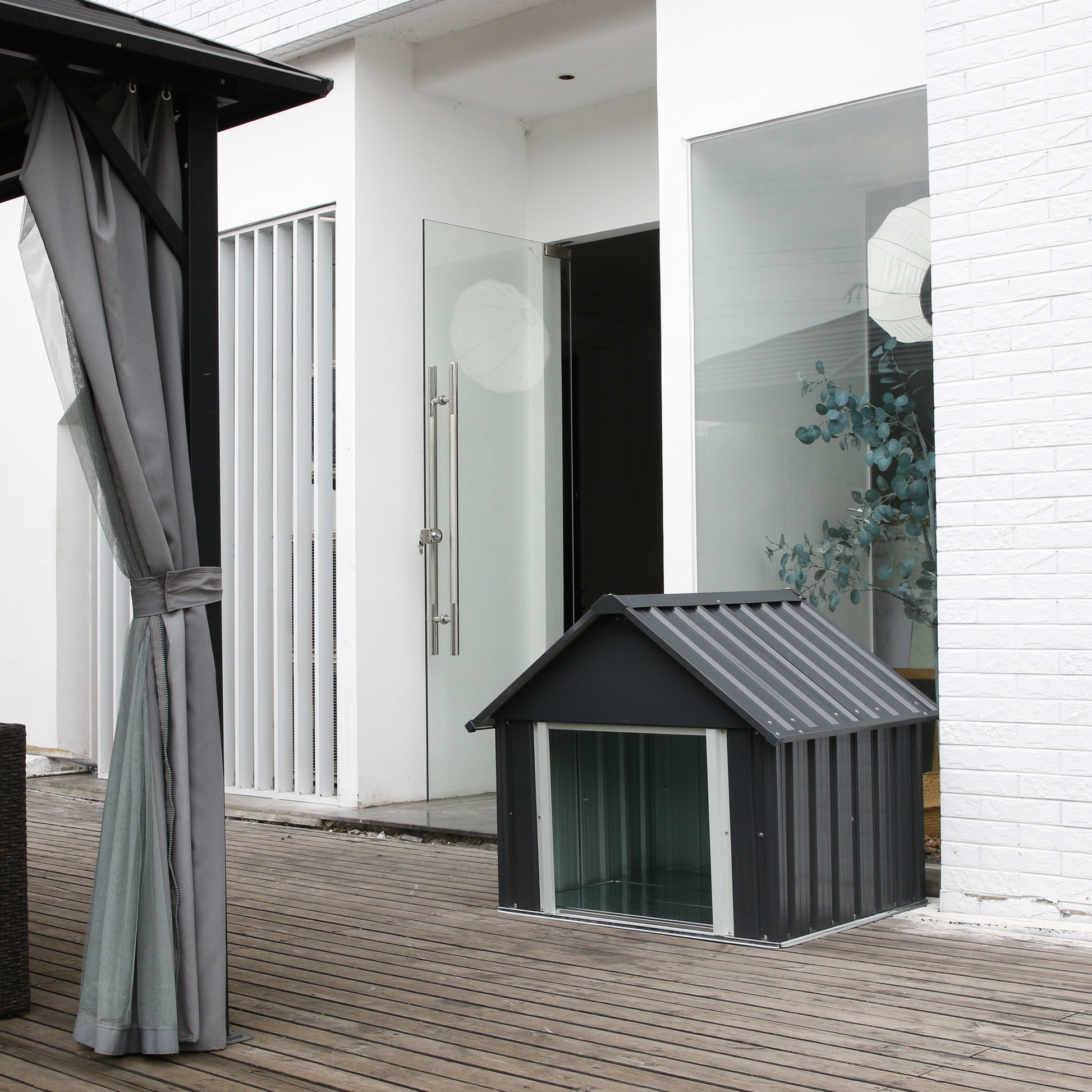 RYPetmia steel dog house