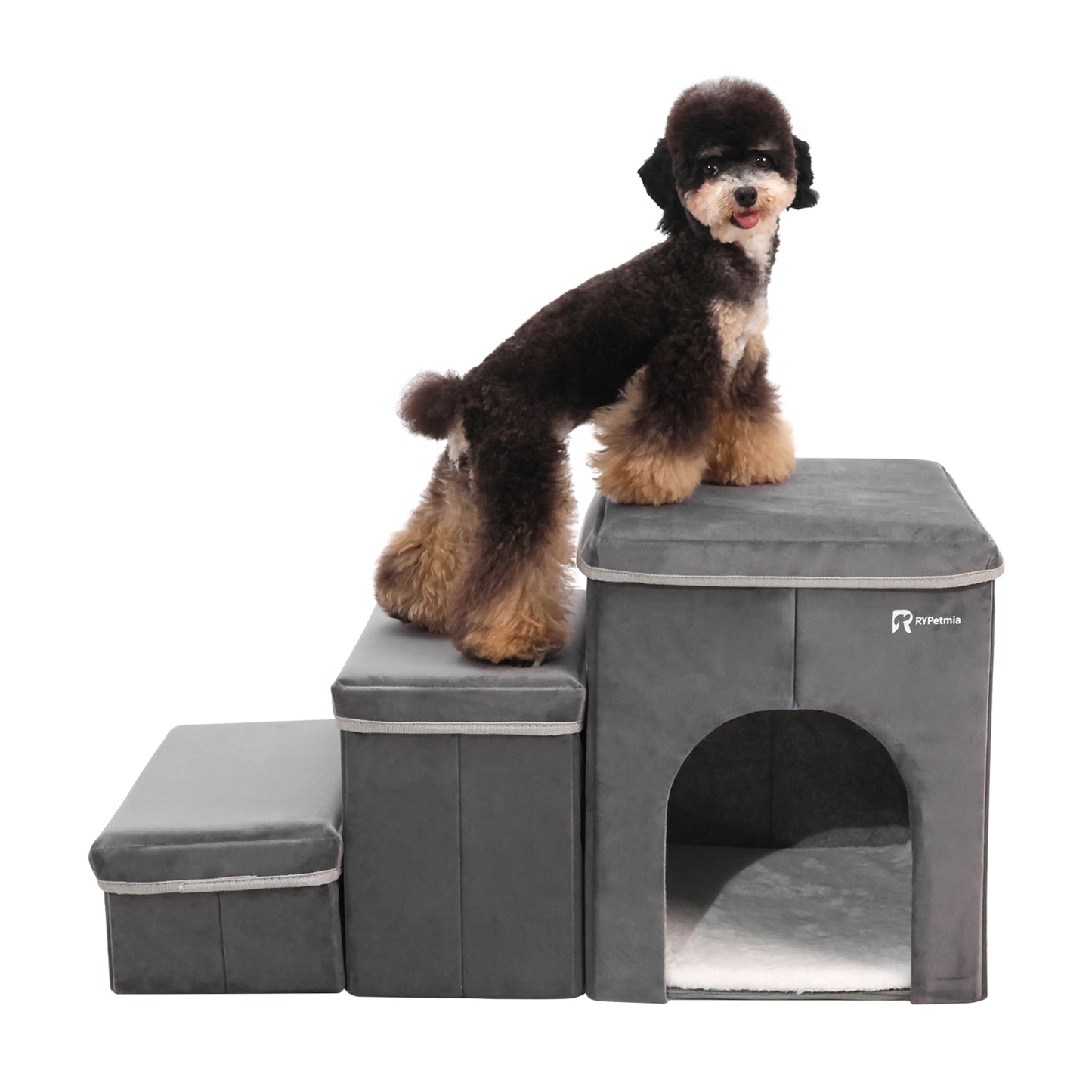RYpetmia Foldable Pet Stairs for Beds & Sofas