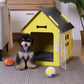 RYPetmia Dog Wooden House Dog Crate