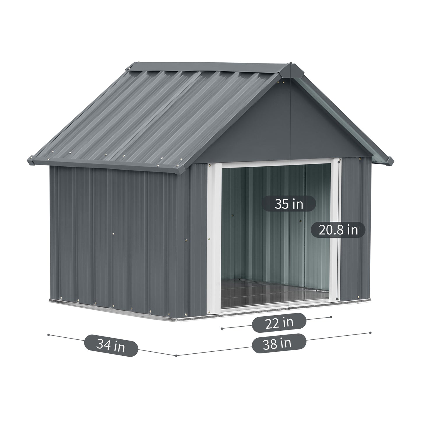 RYPetmia Outdoor Dog House Kneel