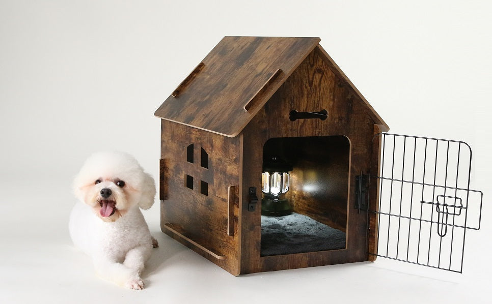 Size of RYPetmia  dog house - 8''L x 17.3''W x 23.2''HRYPetmia dog house is ideal for most small dogs. But to ensure it fits your pet, please measure the size of your pet.