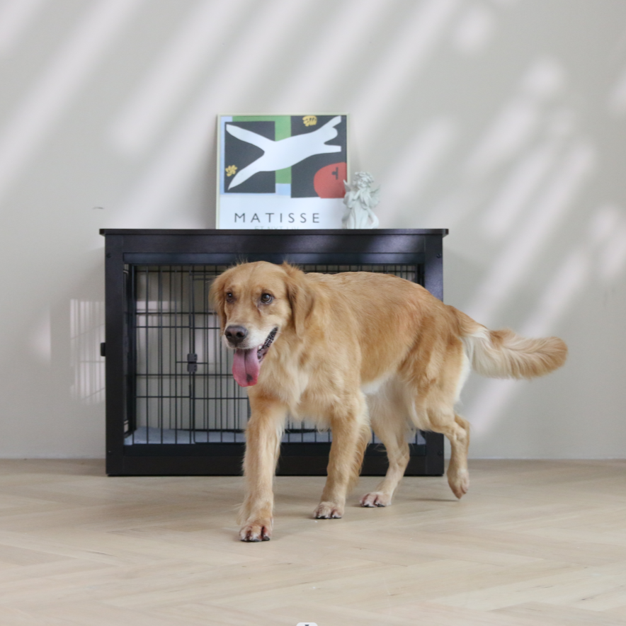 RYPetmia Wooden Dog Crate Furniture