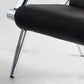 Bestmart INC 3-Seat Office Reception Sofa Waiting Room Bench Visitor Guest Sofa Airport Clinic Seat (Blue / Black)
