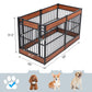 RYPetmia wooden dog pen