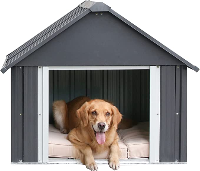 RYPetmia Outdoor Dog House Kneel