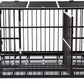 Heavy Duty Dog Crate, Indestructible, High Anxiety Double Door and Removable Tray Design