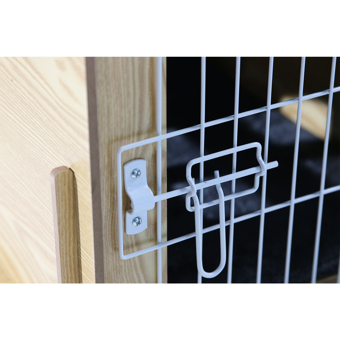 RYPetmia Dog Wooden House Dog Crate