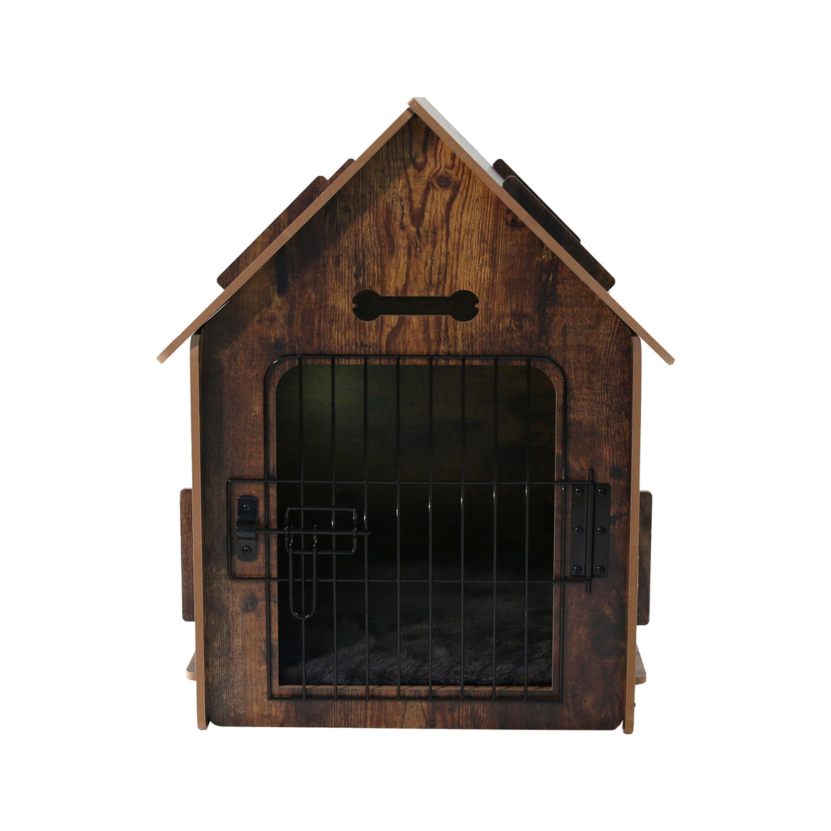 RYPetmia Dog Wooden House Dog Crate