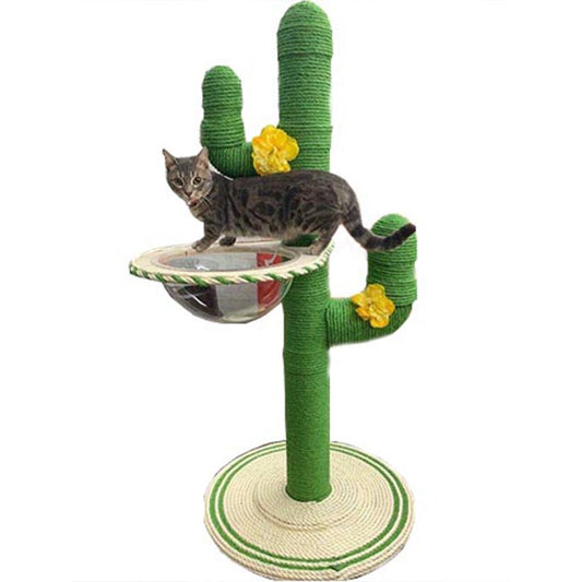 Cactus Cat Tree with Natural Sisal